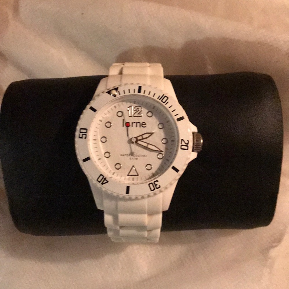 White Lomé watch